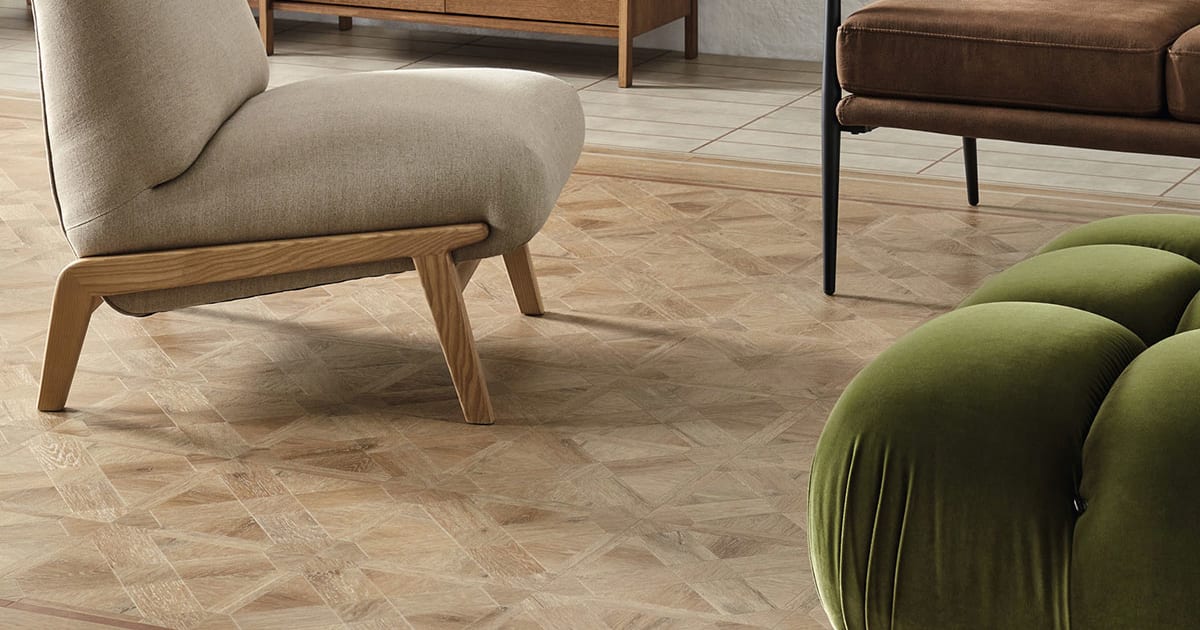Akari Lattice Large Teasel | DC607 | Amtico Décor Commercial